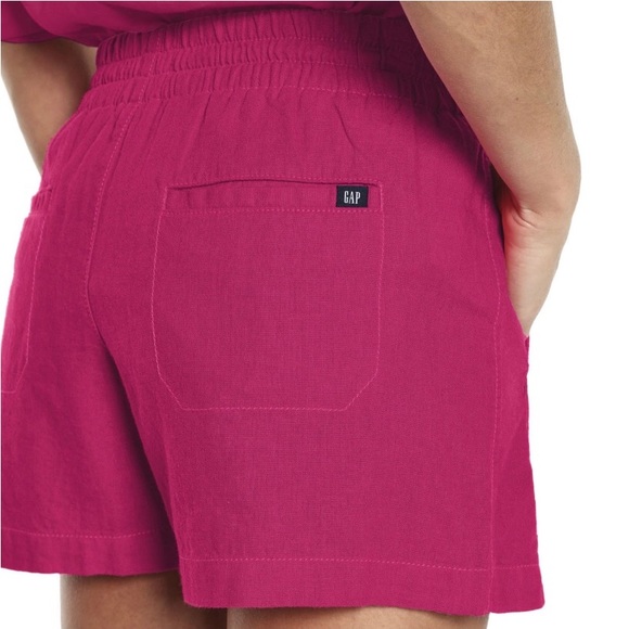 GAP Ladies Linen Shorts - Berry - Size XL - NWT - Picture 6 of 10